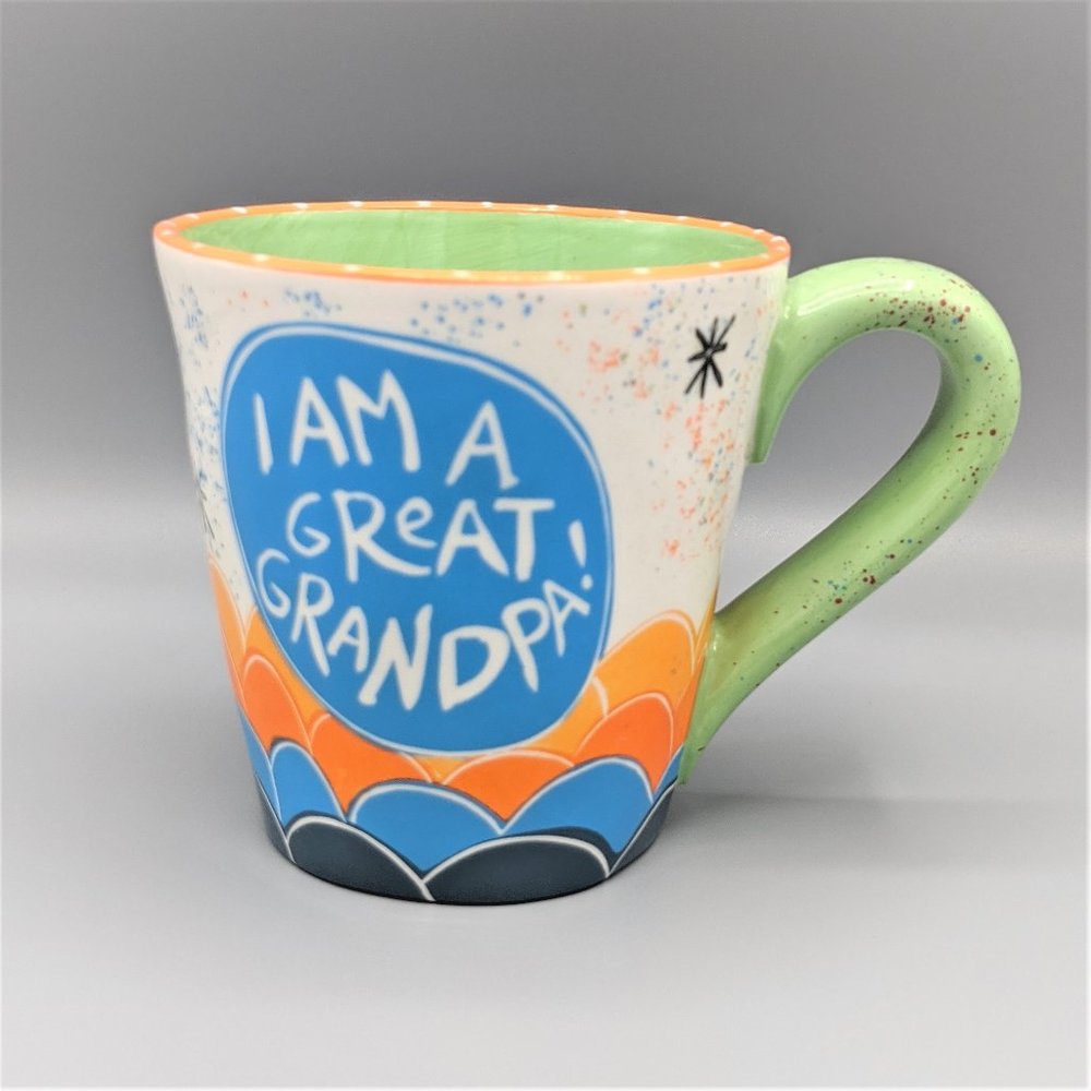 Outi hand painted coffee mug I Am A Great Grandpa